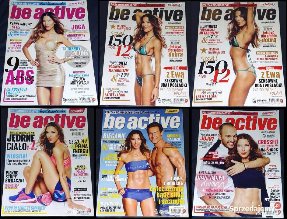 Be Active Ewa Chodakowska 6 czasopism Chełm