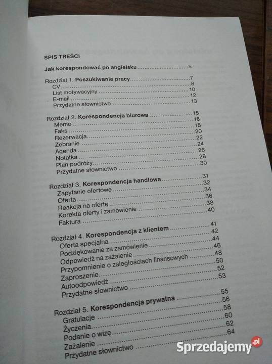 Przykłady korespondencji w języku angielskim Łódź