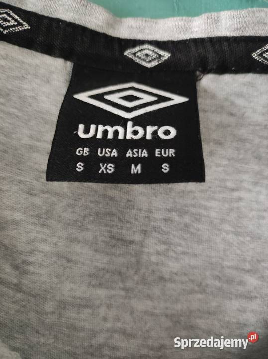 umbro koszulka z krótkim rękawem tshirt bluzka szary/srebrny Kielce
