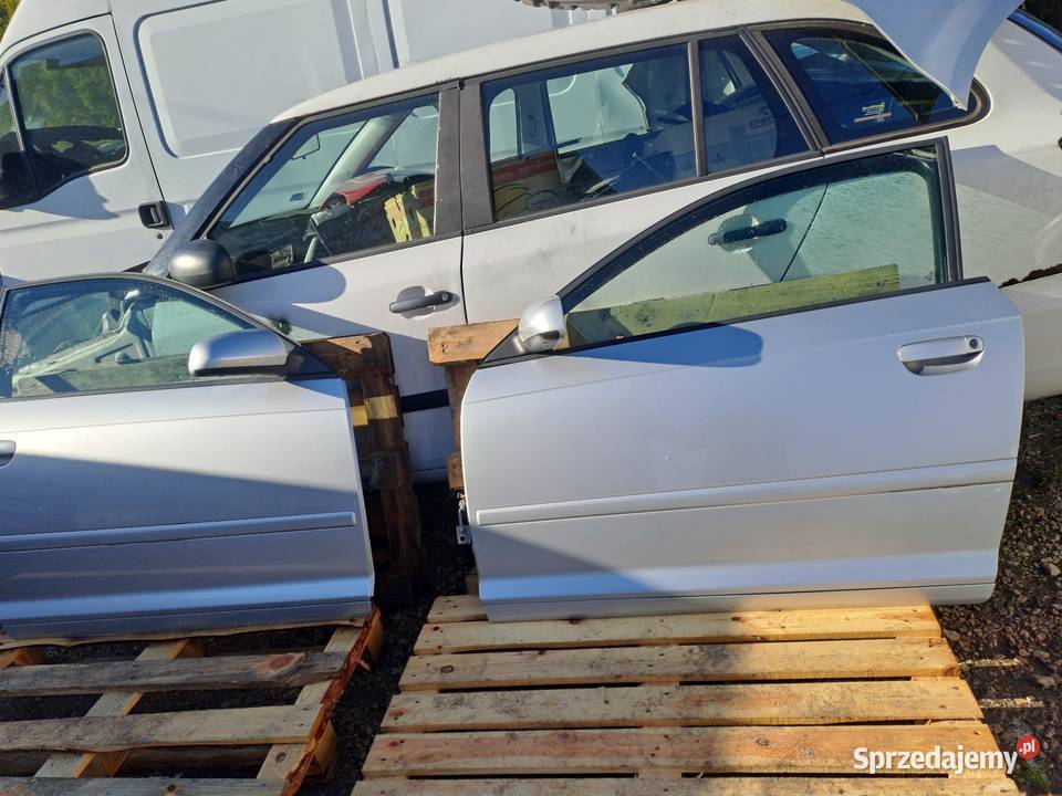 Audi A3 8P 3D drzwi kompletne kod lakieru LY7W śląskie Jastrzębie-Zdrój sprzedam
