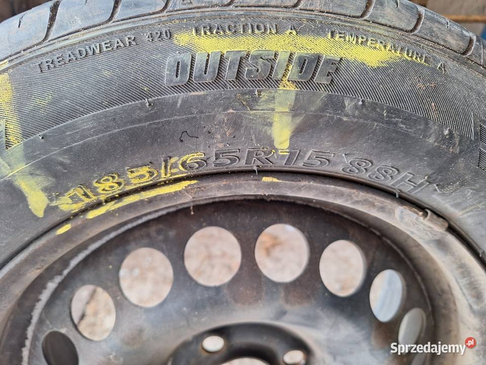 Sprzedam 4kola z oponami letnimi do opla 185x65 sprzedam