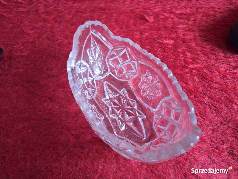 Koszyk kryształowy PRL