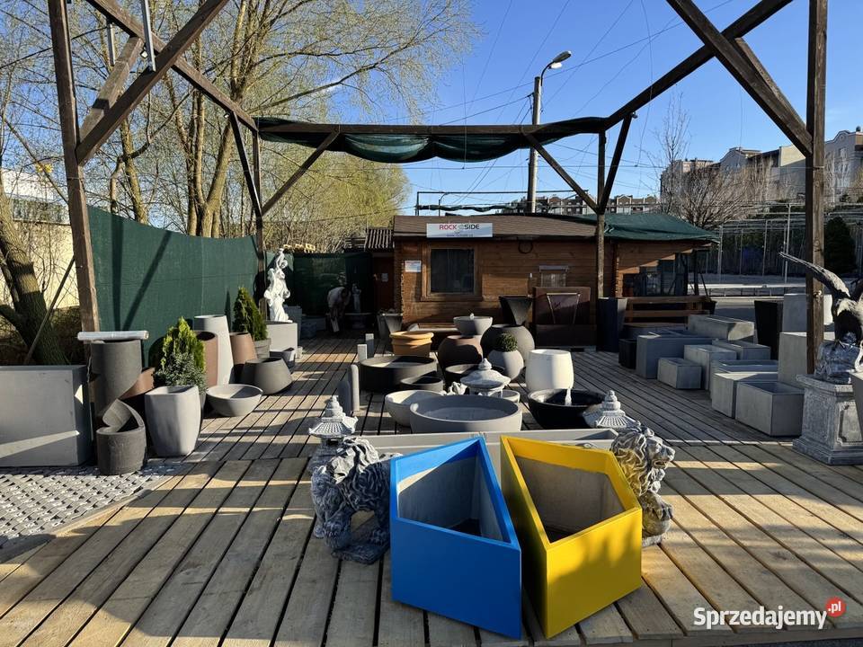 Forma do betonu doniczki na kwiatyfontanny Warszawiaki