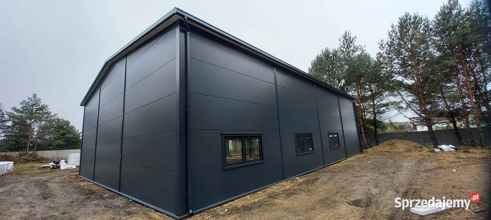 hala 300m2 warsztat samochodowy obiekt z płyty Sprzedaż Szczury sprzedam