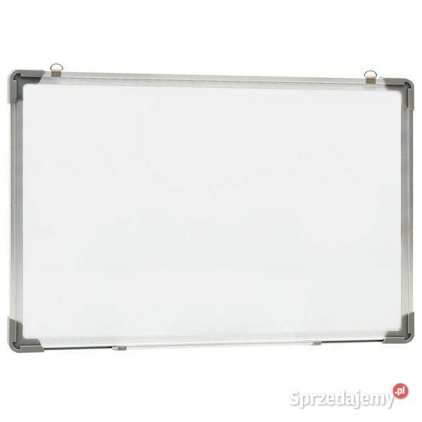 vidaXL Magnetyczna tablica suchościeralna biała