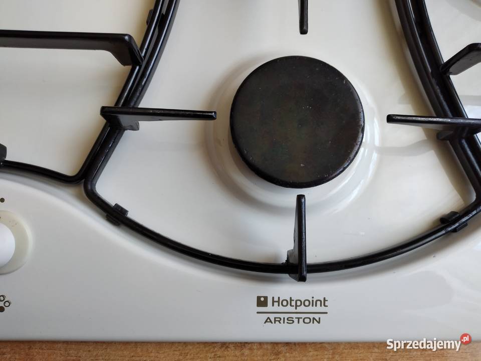 Biała płyta gazowa do zabudowy HotpointAriston Huta Stara B