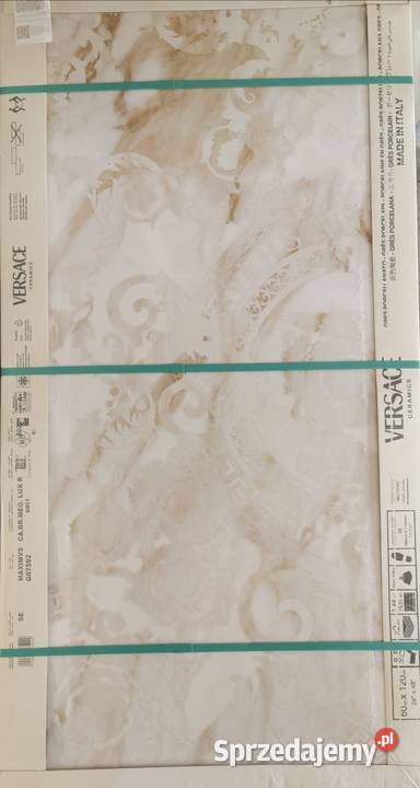 VERSACE Płytki Calacatta Bright MEGABAROCCO lux Płytki uniwersalne Poskwitów