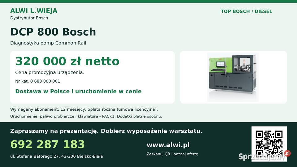 DCI 200 Bosch tester wtryskiwaczy i kodowanie Bielsko-Biała