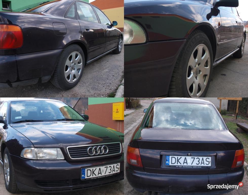 Audi A4 B5 sedan kolor wiśniowy 1995 A4 Kamienna Góra