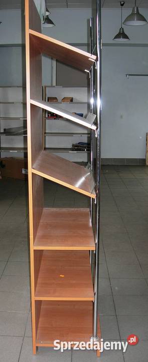 Regał sklepowy wysoki 6 półek płyta okleina Bełchatów sprzedam