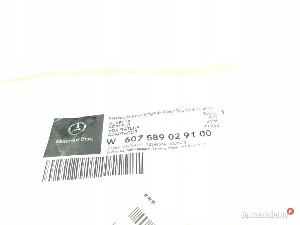 W607589029100 ADAPTER MERCEDES ASO NOWY ORYGINAŁ osobowe