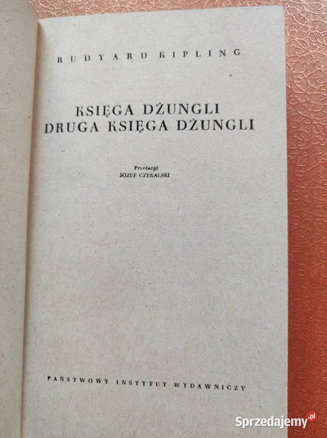 Rudyard Kipling 1975 Księgi Dżungli Kielce
