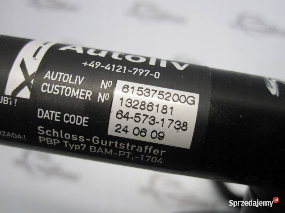 OPEL CORSA D LIFT 12r napinacz pasa prawy przód