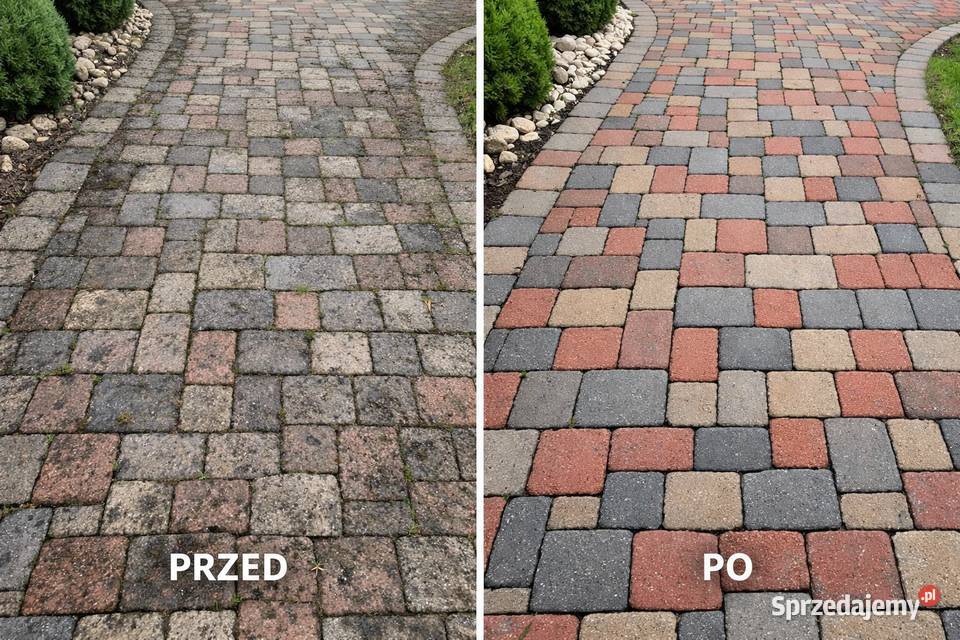 Mycie kostki brukowej elewacji i dachów Wolne Łódź