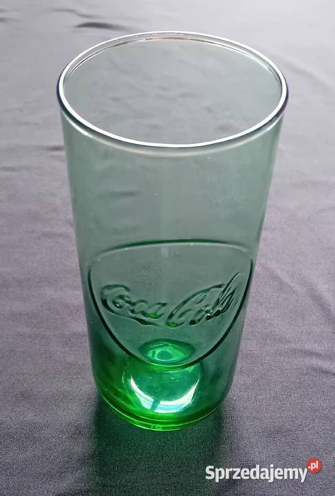 Dwie kolekcjonerskie szklanki Coca Cola 025 L Koźminek