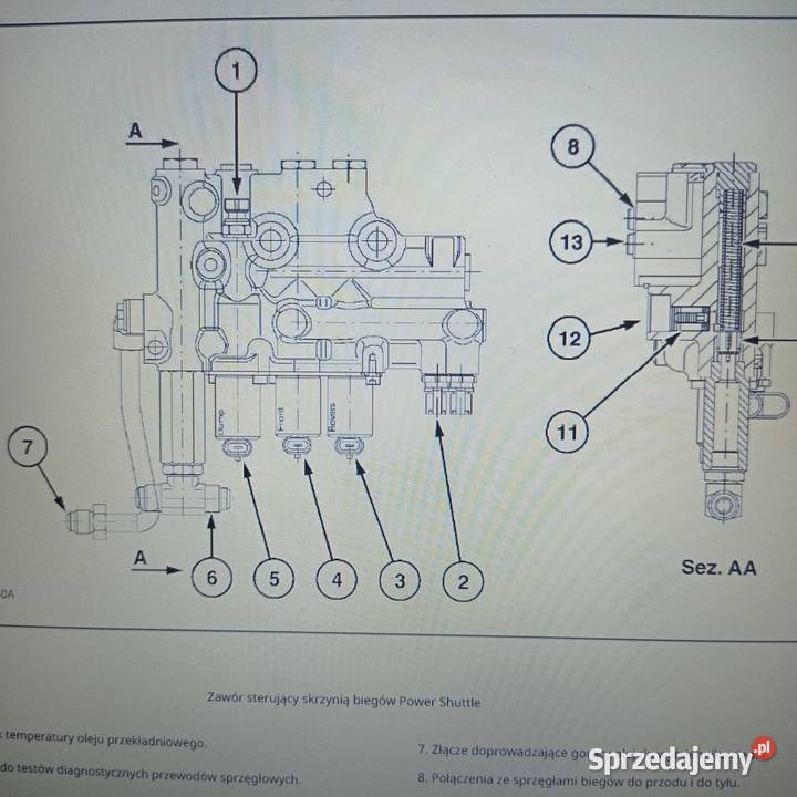 Instrukcja Serwisowa Napraw HOLLAND Seria T 5000 motoryzacja, transport Kamień Pomorski