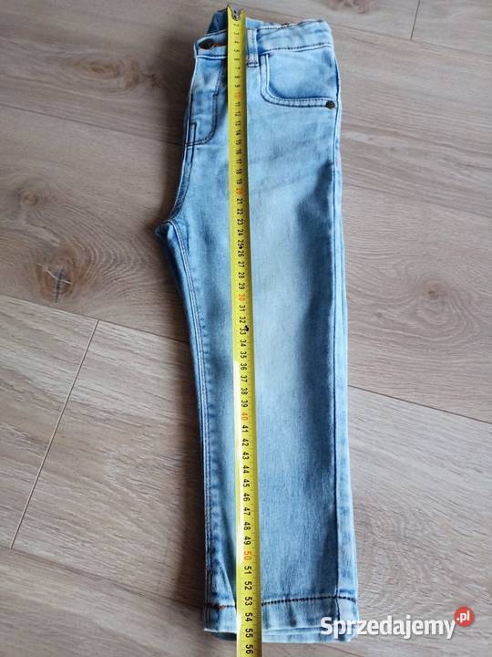 Spodnie jeansowe dziewczęce 98 niebieski Płock