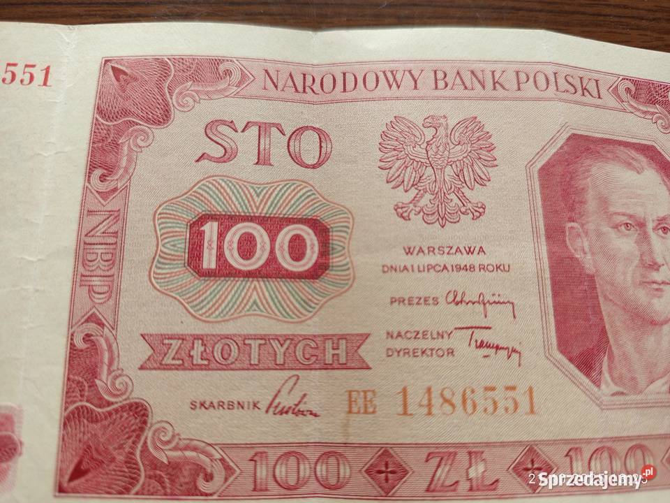 Banknot 100 złotych Seria EE Pozostałe