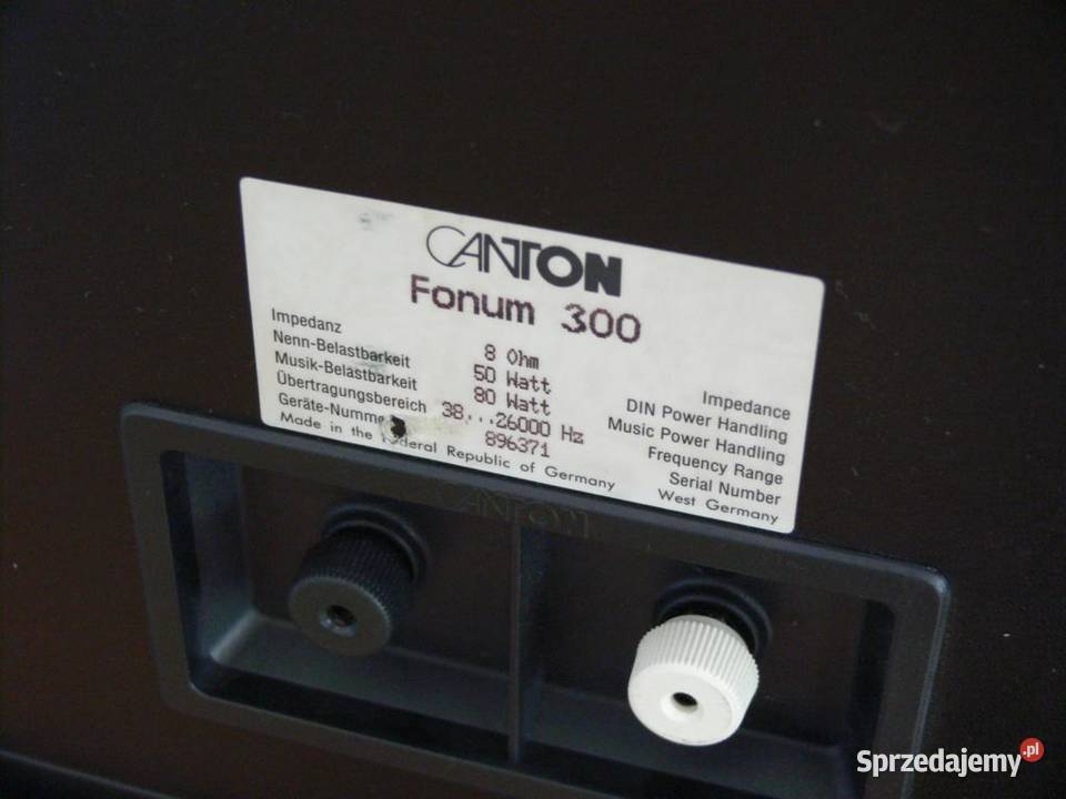Monitory Canton Fonum 300 świetne kolumny sprzedam