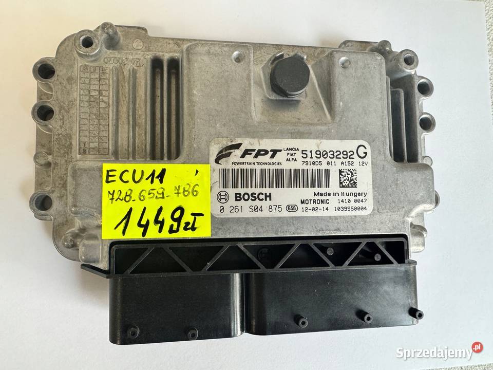 NOWY ECU KOMPUTER STEROWNIK SILNIKA MODUŁ BOSCH Warszawa