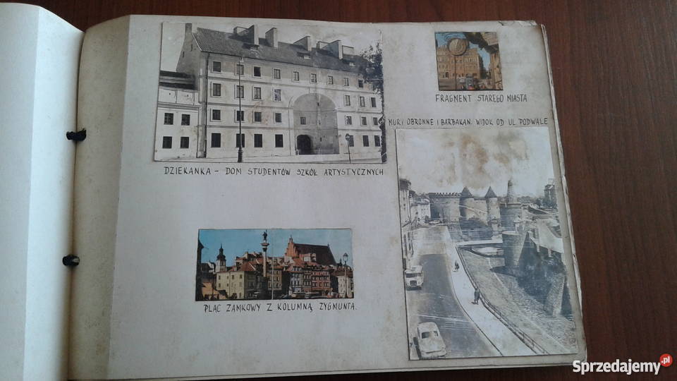 Starocie stary album o Warszawie pamiątka PRLu zachodniopomorskie Koszalin