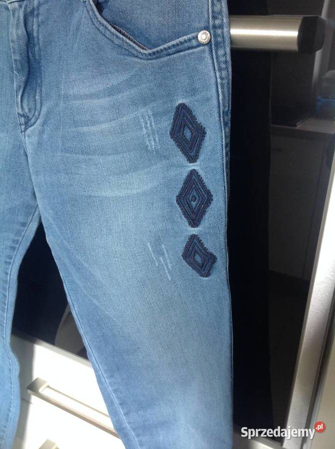 Spodnie Jeans Damskie ARIZONA XSS Haft Nowa Sól