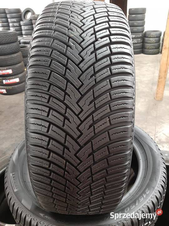 2x Opona UŻYWANA CAŁOROCZNA 21550R18 PIRELLI 219 Zaścianki