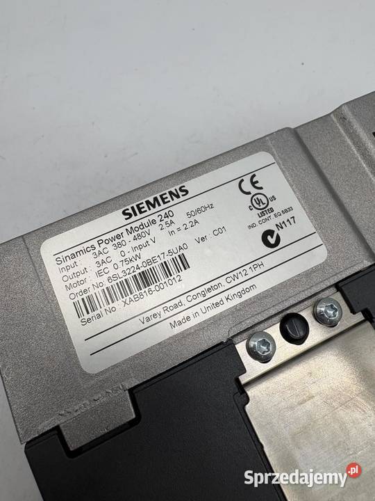 Siemens Sinamics Power Module 240 mazowieckie Warszawa
