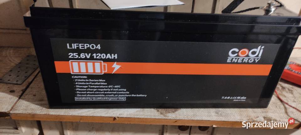 Akumulator lifpo4 24 v120 amper CODI osobowe opolskie