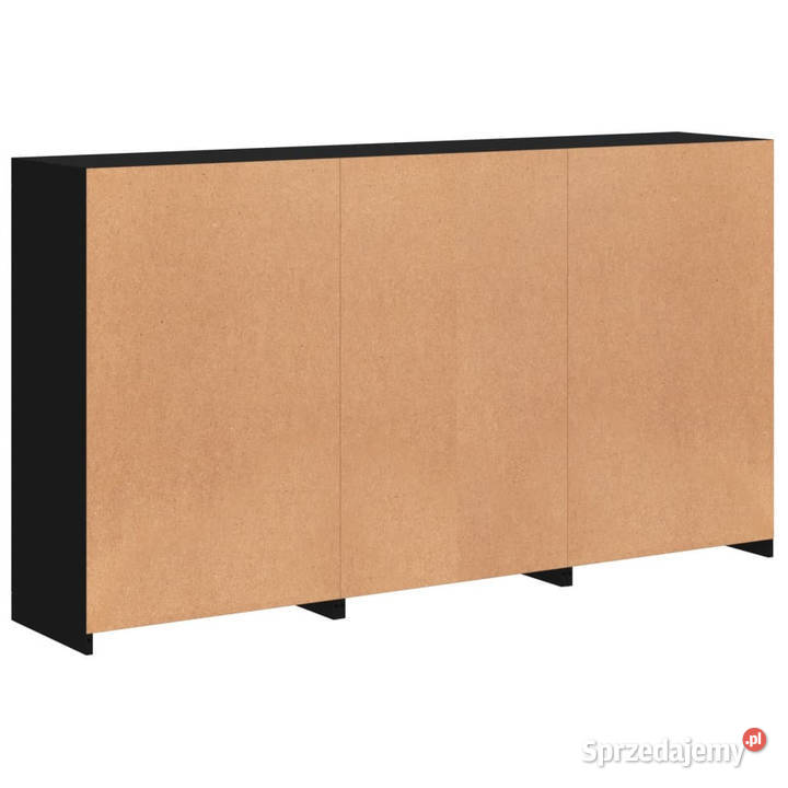 Szafka z oświetleniem LED czarna 1815x37x100 Warszawa