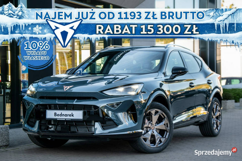 Cupra Formentor 15 TSI 150 Dostępny ręki wspomaganie kierownicy Łódź