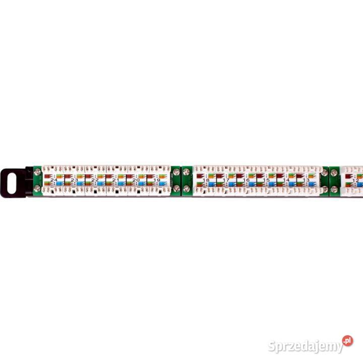 PATCH PANEL UTP CAT5E 24 PORTY 05U PGF5EUTP24B7 Knurów