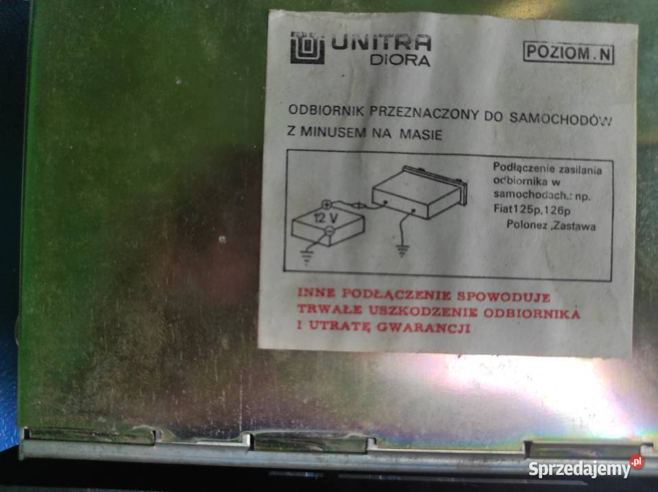 Radio samochodowe UNITRA Safari 5 Bielsko-Biała sprzedam