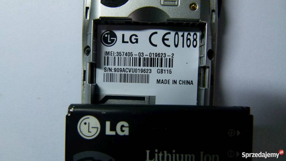 Telefon LG GB115 bateria sprawna telefon nie