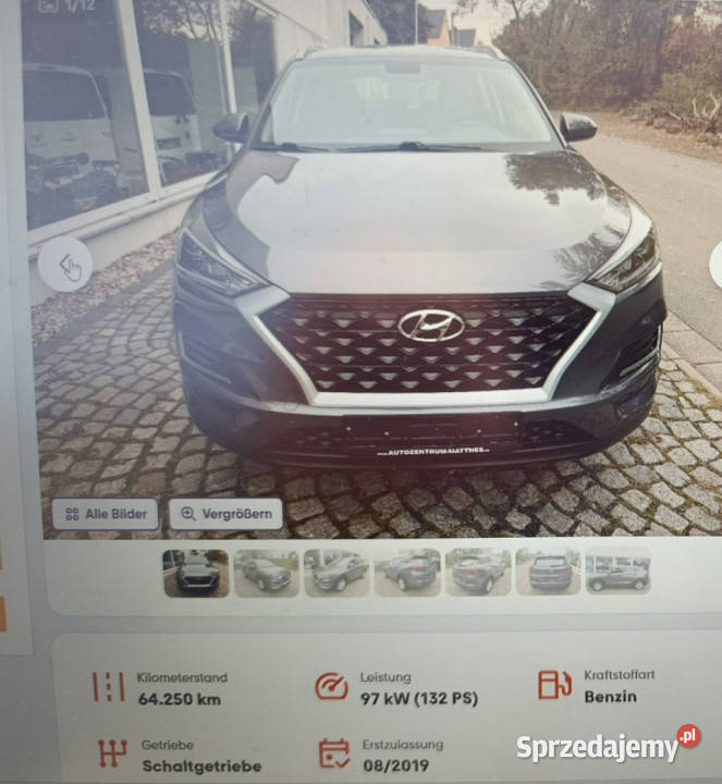 Hyundai Tucson 91 Kamera Navigacja III 20152020 Dulowa sprzedam