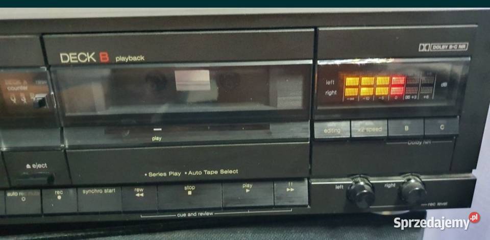 Technics magnetofon dwukasetowy RS T230 Dobre