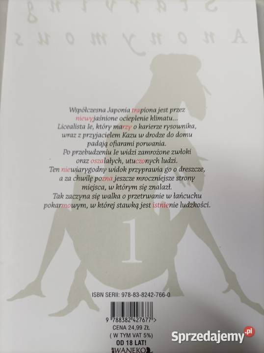 Starving Anonymous Kengo Mizutami tom 1 Manga sprzedam