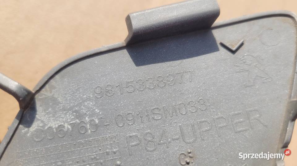 PEUGEOT 3008 II 5008 II ZAŚLEPKA HAKA ZDERZAKA Pozostałe Ruda Śląska