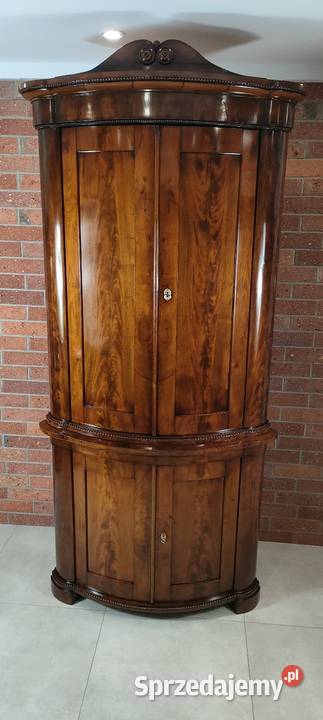 Piękny kątnik biedermeier antyk Antyki lubuskie Łagów