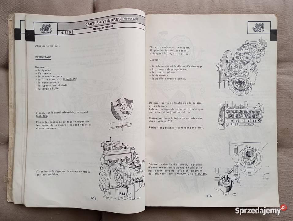 Serwisowa Instrukcja obsługi i naprawy samochodu Warszawa sprzedam
