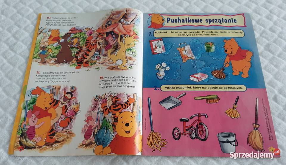 Kubuś Puchatek 32001 Egmont Książeczki dzieci Rok wydania 2001 Książki dla dzieci śląskie Czeladź