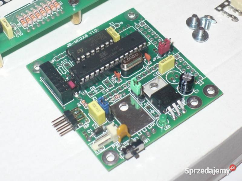 Płytka PCB zestaw rozwojowy ATmega8A THT Kraków sprzedam