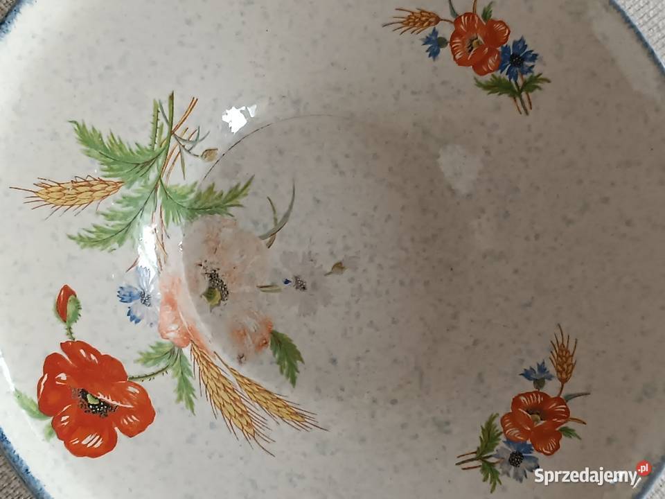 Piękna głęboka patera Porcelana i szkło Gorlice