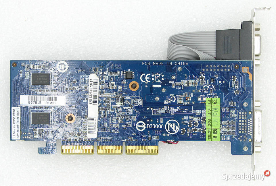 Gigabyte Geforce 6200 512MB 64bit DDR AGPx8 D-Sub  Cielądz