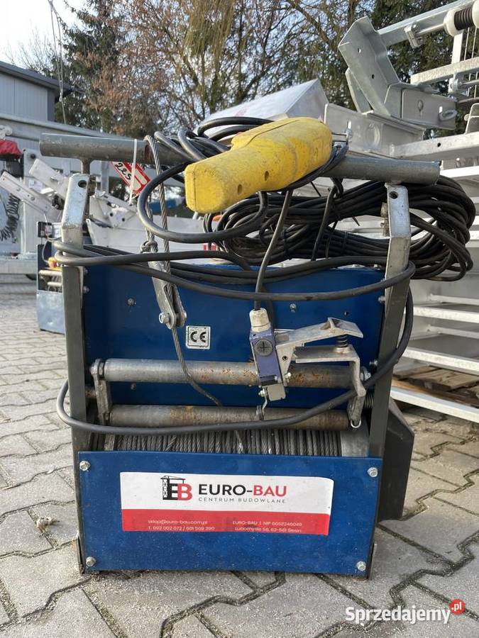 Winda dekarska Bocker TopLift 14m drabina Ślesin