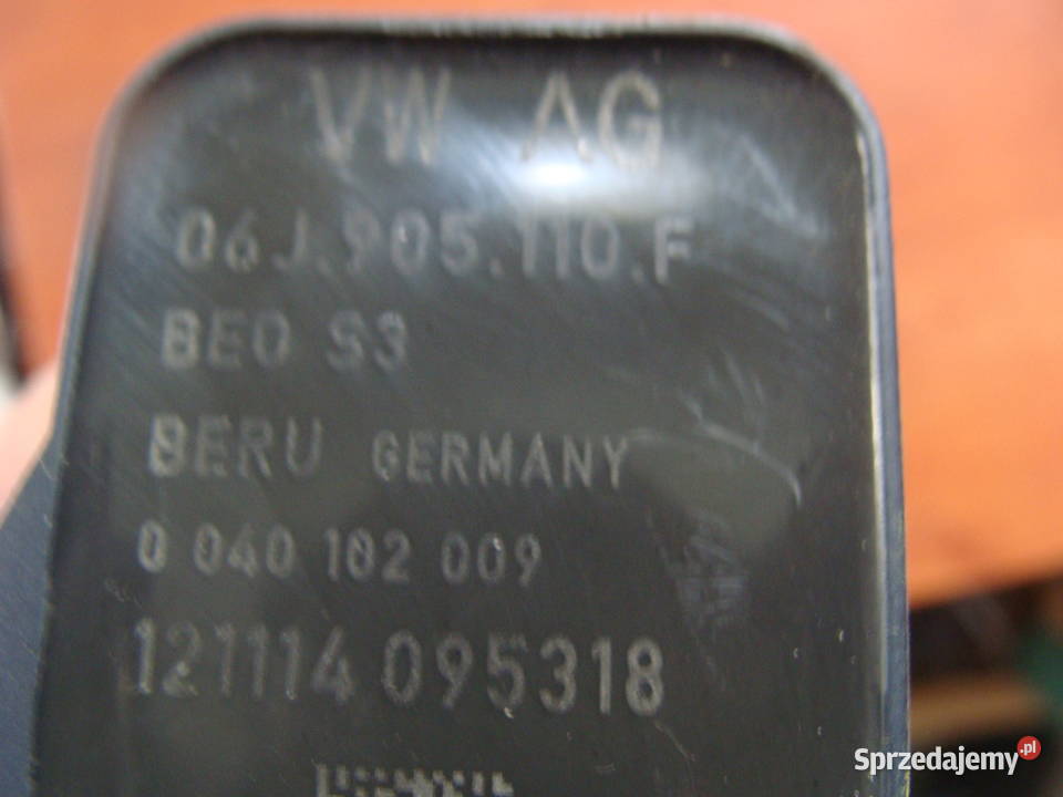 AUDI VW SEAT SKODA CEWKA ZAPŁONOWA 06J905110F układ elektryczny silnika sprzedam