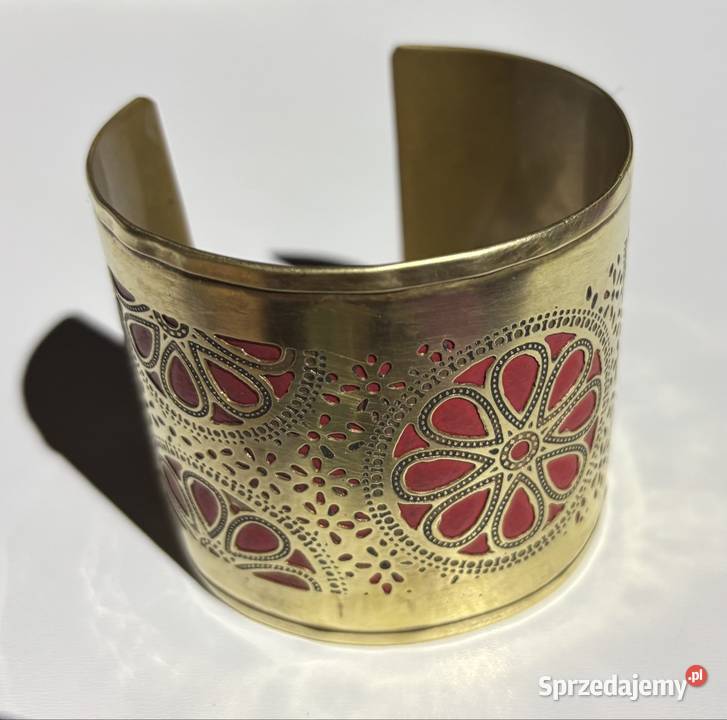 Bransoletka etniczna mosiądz Bransoletki