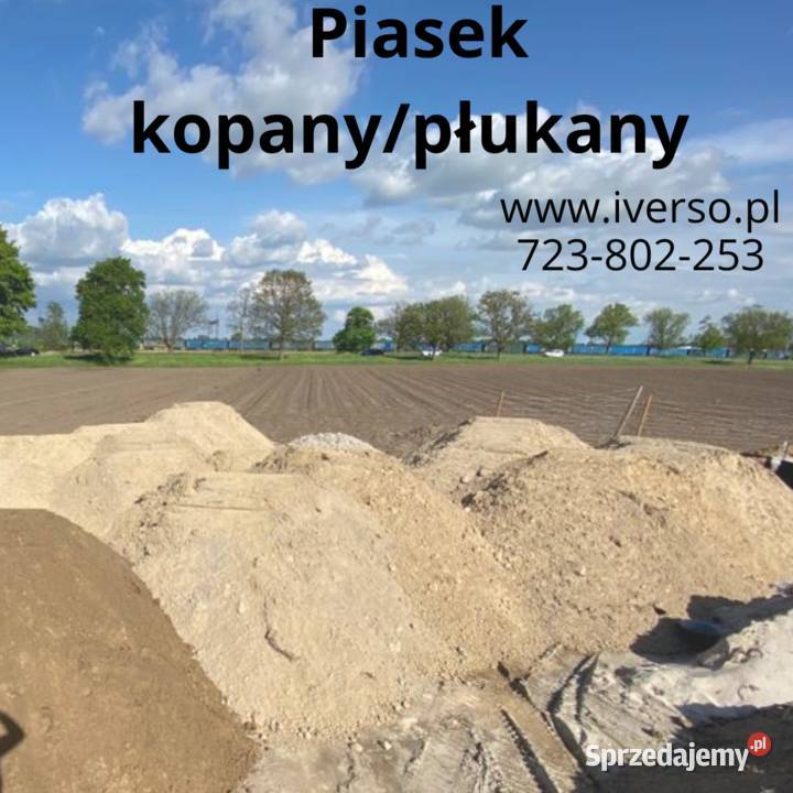 Kruszywa budowlane Kliniec Mączka Ziemia Piasek Siechnice sprzedam
