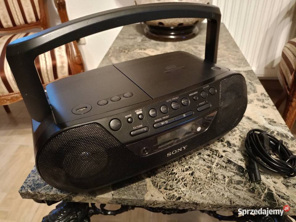 Boombox Radio SONY Mega Bass USB AUX Mp3 z wielkopolskie Drawski Młyn sprzedam
