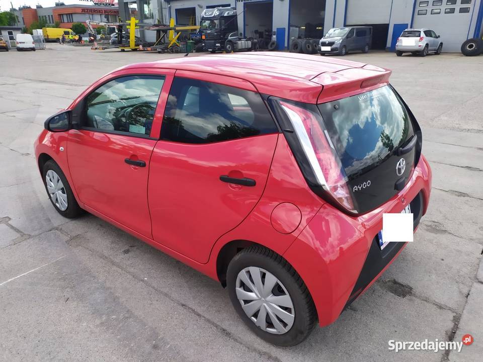 TOYOTA AYGO salon I właściciel czerwony Radzymin